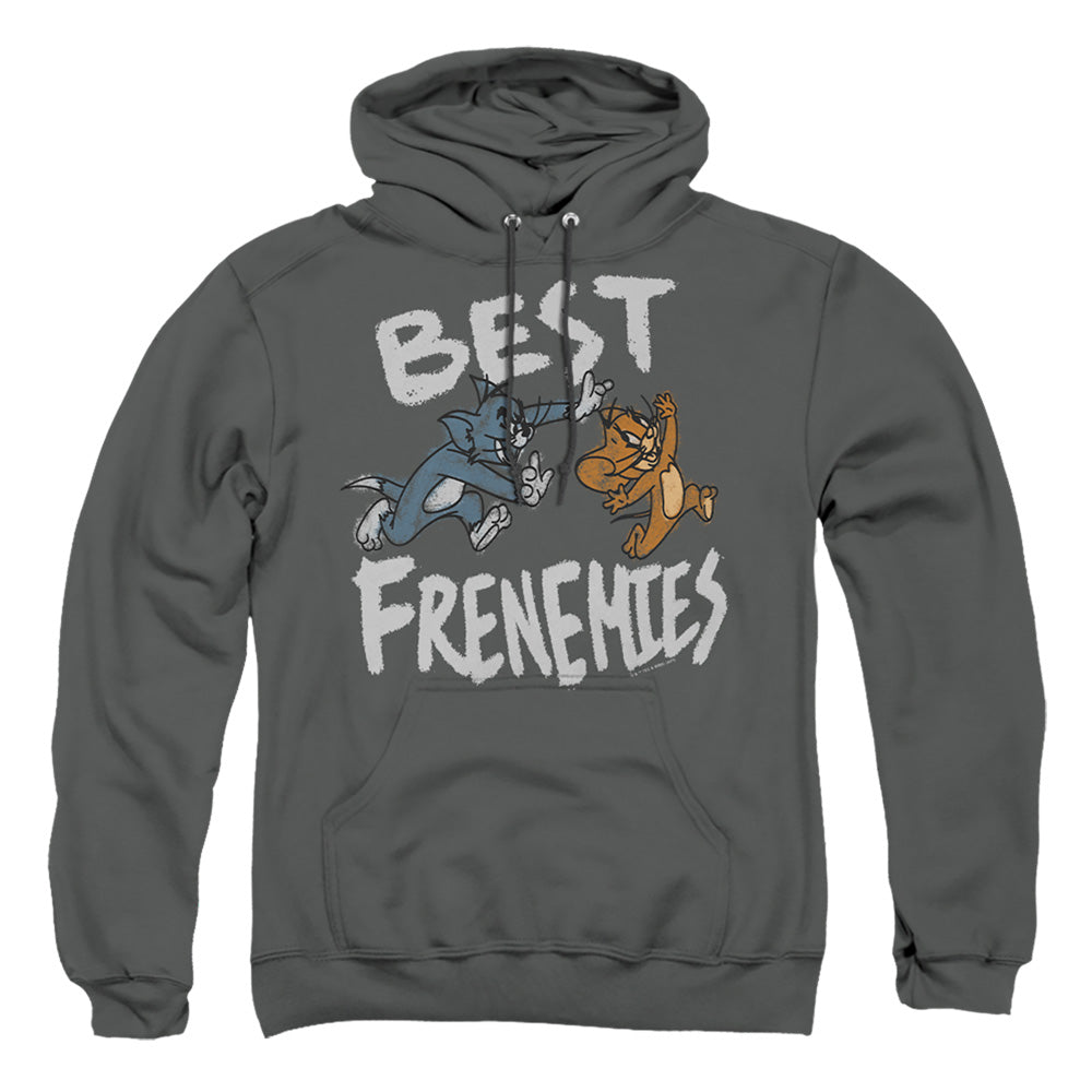 Tom And Jerry Movie Best Frenemies Mens Hoodie Charcoal