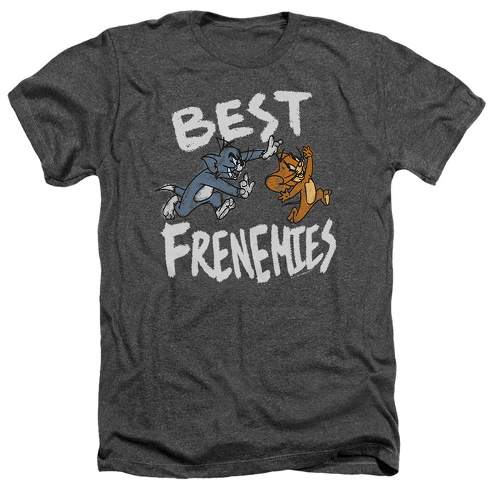 Tom And Jerry Movie Best Frenemies Heather Mens T Shirt Charcoal