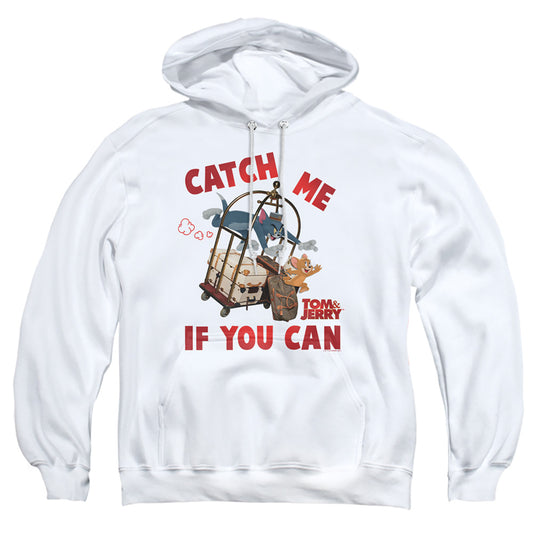 Tom And Jerry Movie Catch Me If You Can Mens Hoodie White