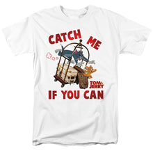 Load image into Gallery viewer, Tom And Jerry Movie Catch Me If You Can Mens T Shirt White