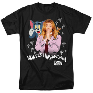 Tom And Jerry Movie What Is Happening Mens T Shirt Black