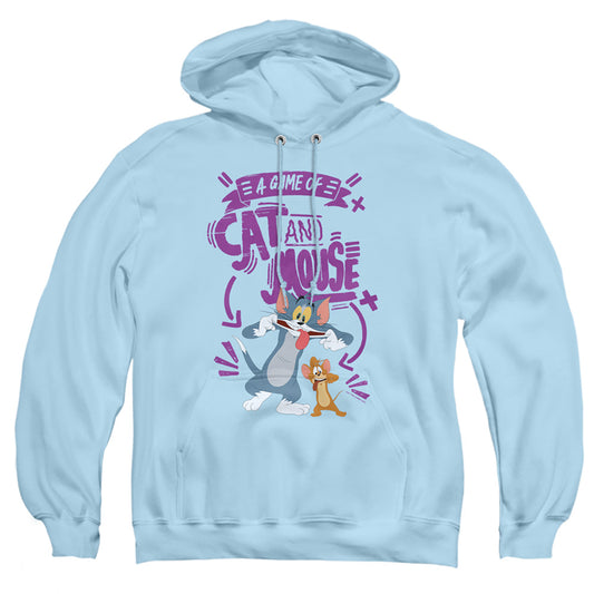 Tom And Jerry Movie Cat And Mouse Mens Hoodie Light Blue