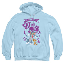 Load image into Gallery viewer, Tom And Jerry Movie Cat And Mouse Mens Hoodie Light Blue