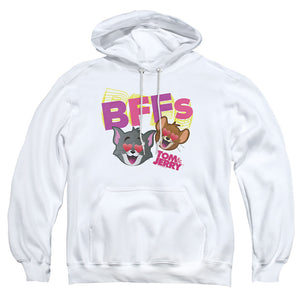 Tom And Jerry Movie Bffs Mens Hoodie White