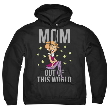 Jetsons Out Of This World Mom Mens Hoodie Black Officially Licensed