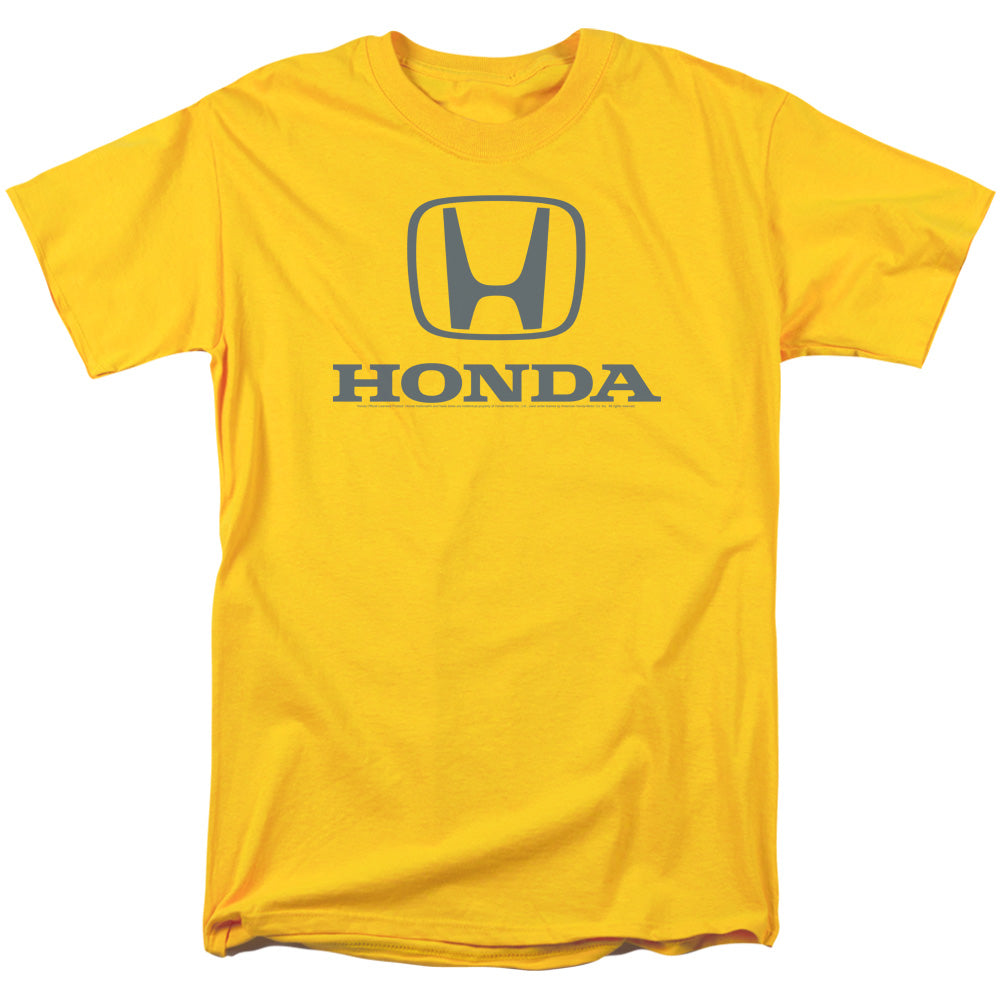 Honda Standard Logo Mens T Shirt Yellow