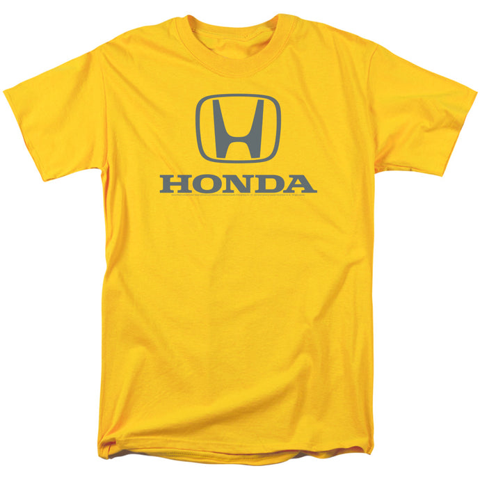 Honda Standard Logo Mens T Shirt Yellow