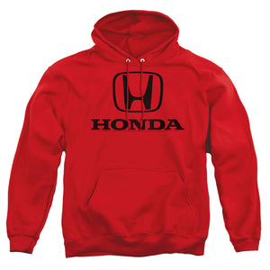 Honda Standard Logo Mens Hoodie Red