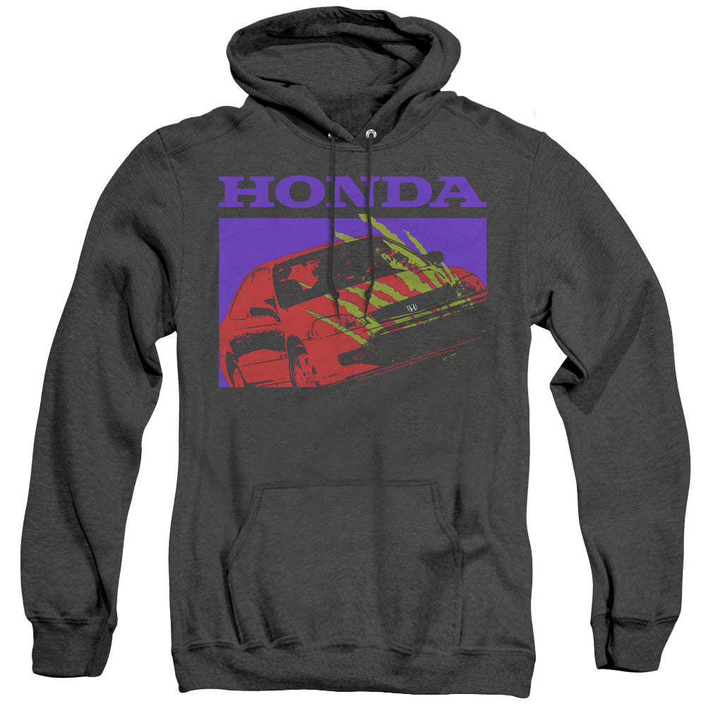 Honda Civic Bold Mens Heather Hoodie Black