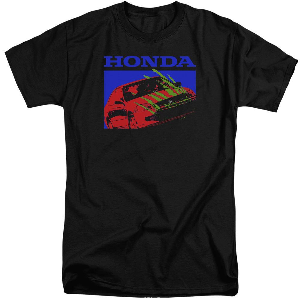 Honda Civic Bold Mens Tall T Shirt Black