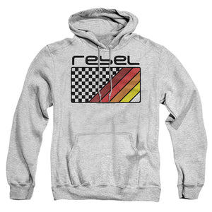 Honda Rebel Checkers And Stripes Mens Hoodie Athletic Heather