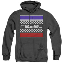 Load image into Gallery viewer, Honda Rebel Checkers Mens Heather Hoodie Black