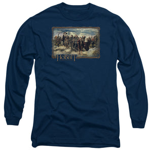 The Hobbit The Hobbit & Company Mens Long Sleeve Shirt Navy Blue