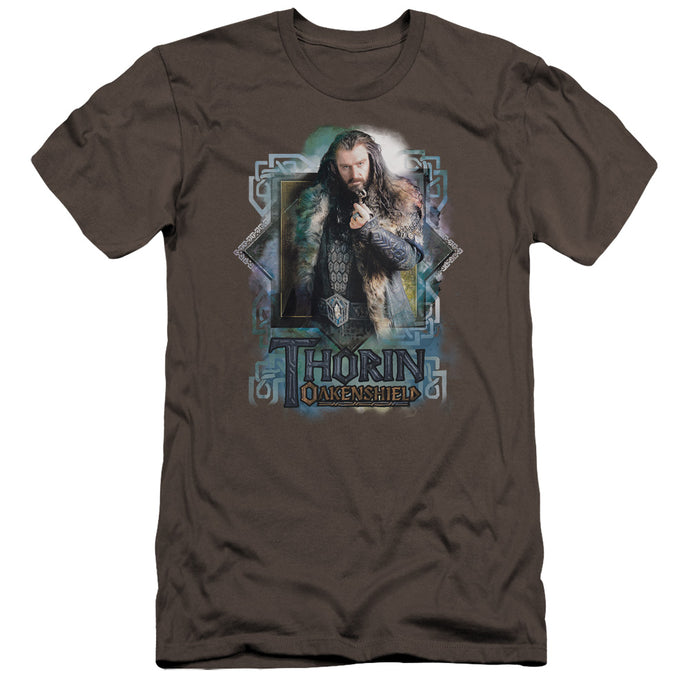 The Hobbit Thorin Oakenshield Premium Bella Canvas Slim Fit Mens T Shirt Charcoal