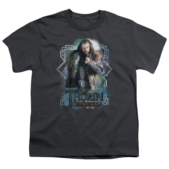The Hobbit Thorin Oakenshield Kids Youth T Shirt Charcoal