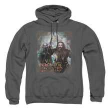 Load image into Gallery viewer, The Hobbit Wrongs Avenged Mens Hoodie Charcoal