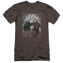 Load image into Gallery viewer, The Hobbit Wrongs Avenged Premium Bella Canvas Slim Fit Mens T Shirt Charcoal