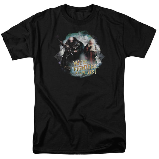 The Hobbit Were Fighters Mens T Shirt Black