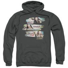 Load image into Gallery viewer, The Hobbit Loyalty and Honour Mens Hoodie Charcoal