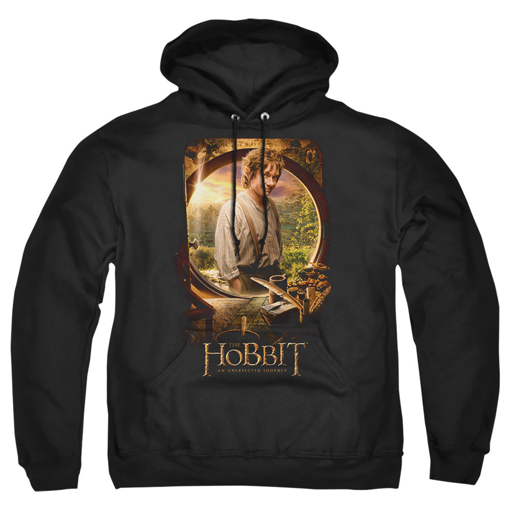 The Hobbit Bilbo Poster Mens Hoodie Black