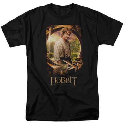 The Hobbit Bilbo Poster Mens T Shirt Black