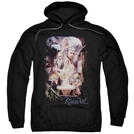 The Hobbit Rivendell Mens Hoodie Black