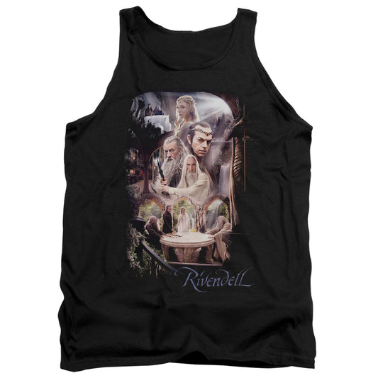 The Hobbit Rivendell Mens Tank Top Shirt Black