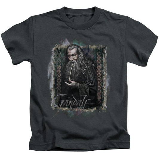 The Hobbit Gandalf Juvenile Kids Youth T Shirt Charcoal