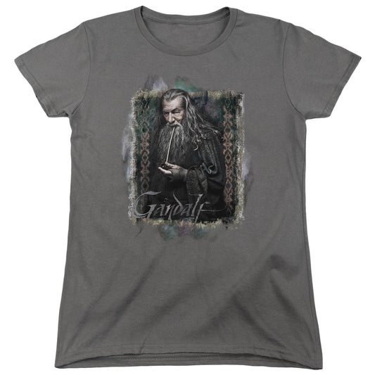 The Hobbit Gandalf Womens T Shirt Charcoal