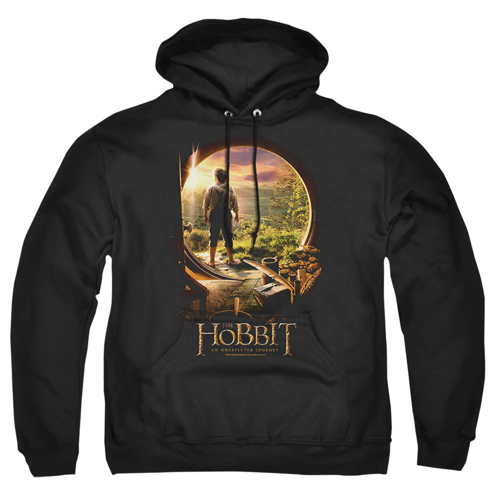 The Hobbit Hobbit In Door Mens Hoodie Black Officially Licensed