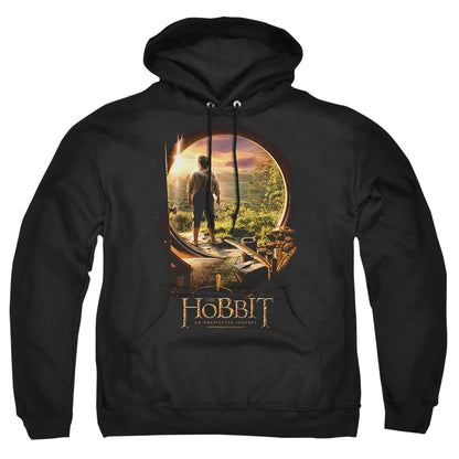 The Hobbit Hobbit In Door Mens Hoodie Black Officially Licensed