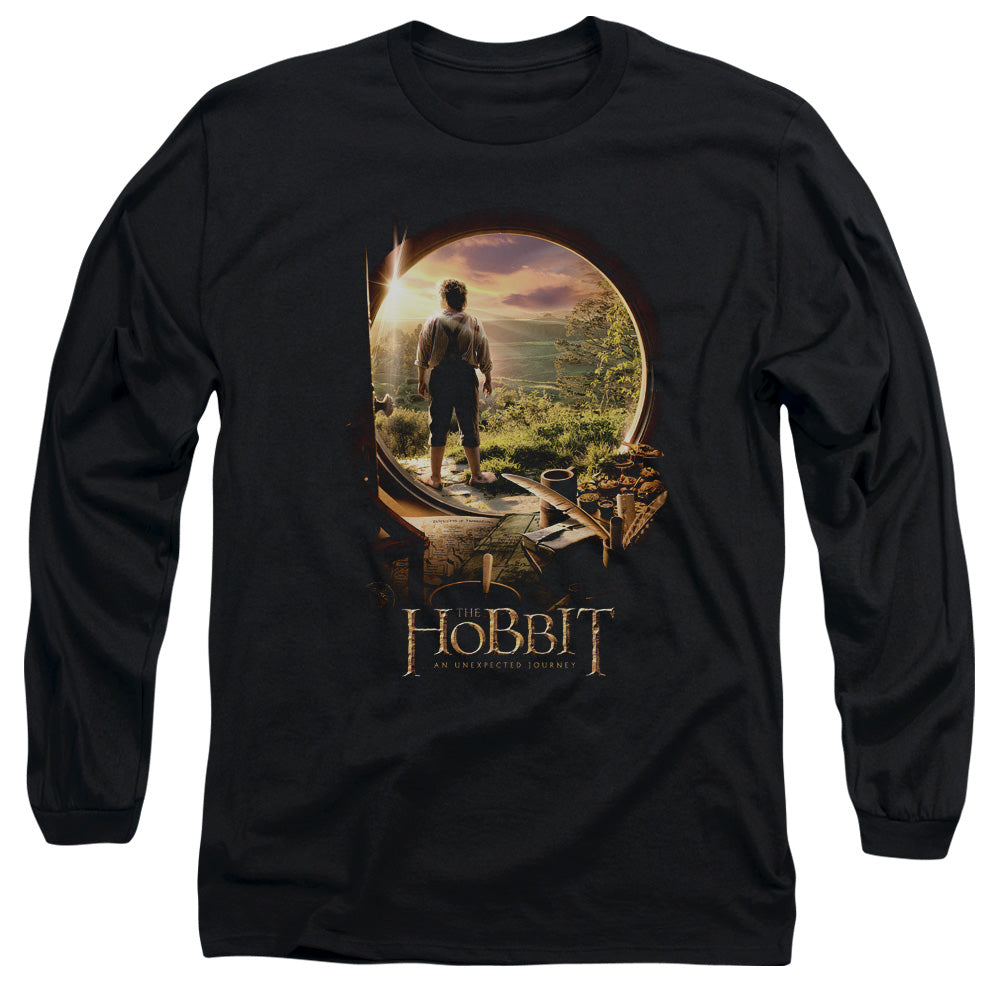 The Hobbit The Hobbit in Door Mens Long Sleeve Shirt Black