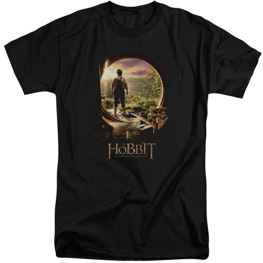 The Hobbit The Hobbit in Door Mens Tall T Shirt Black