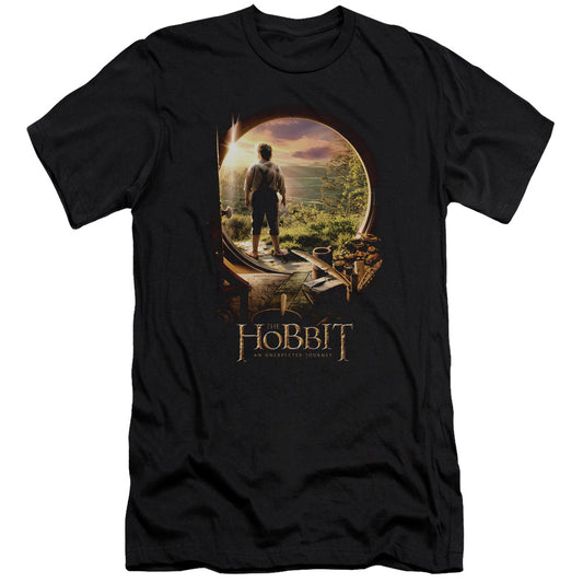 The Hobbit The Hobbit in Door Premium Bella Canvas Slim Fit Mens T Shirt Black