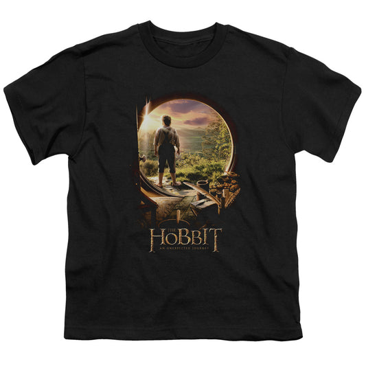 The Hobbit The Hobbit in Door Kids Youth T Shirt Black