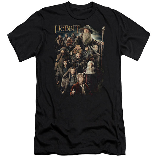 The Hobbit Somber Company Premium Bella Canvas Slim Fit Mens T Shirt Black