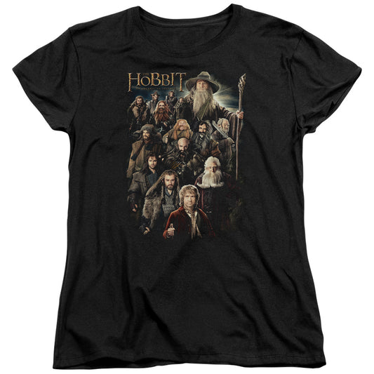 The Hobbit Somber Company Womens T Shirt Black