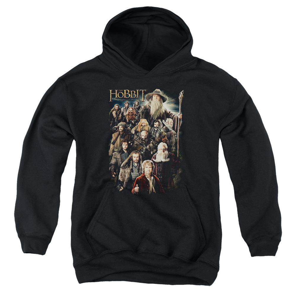 The Hobbit Somber Company Kids Youth Hoodie Black