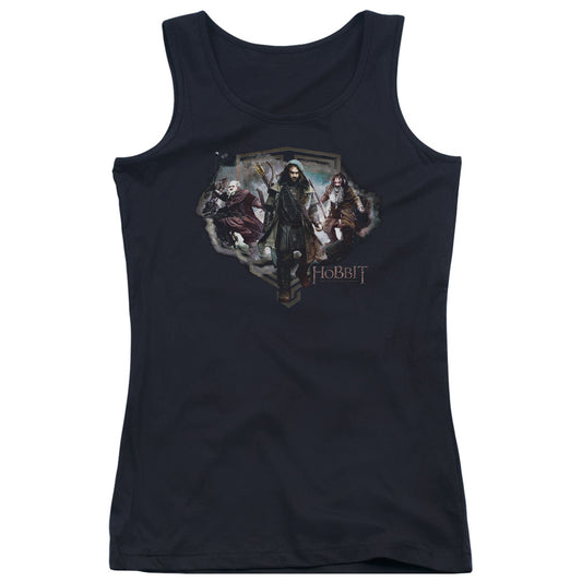 The Hobbit Three Dwarves Womens Tank Top Shirt Black