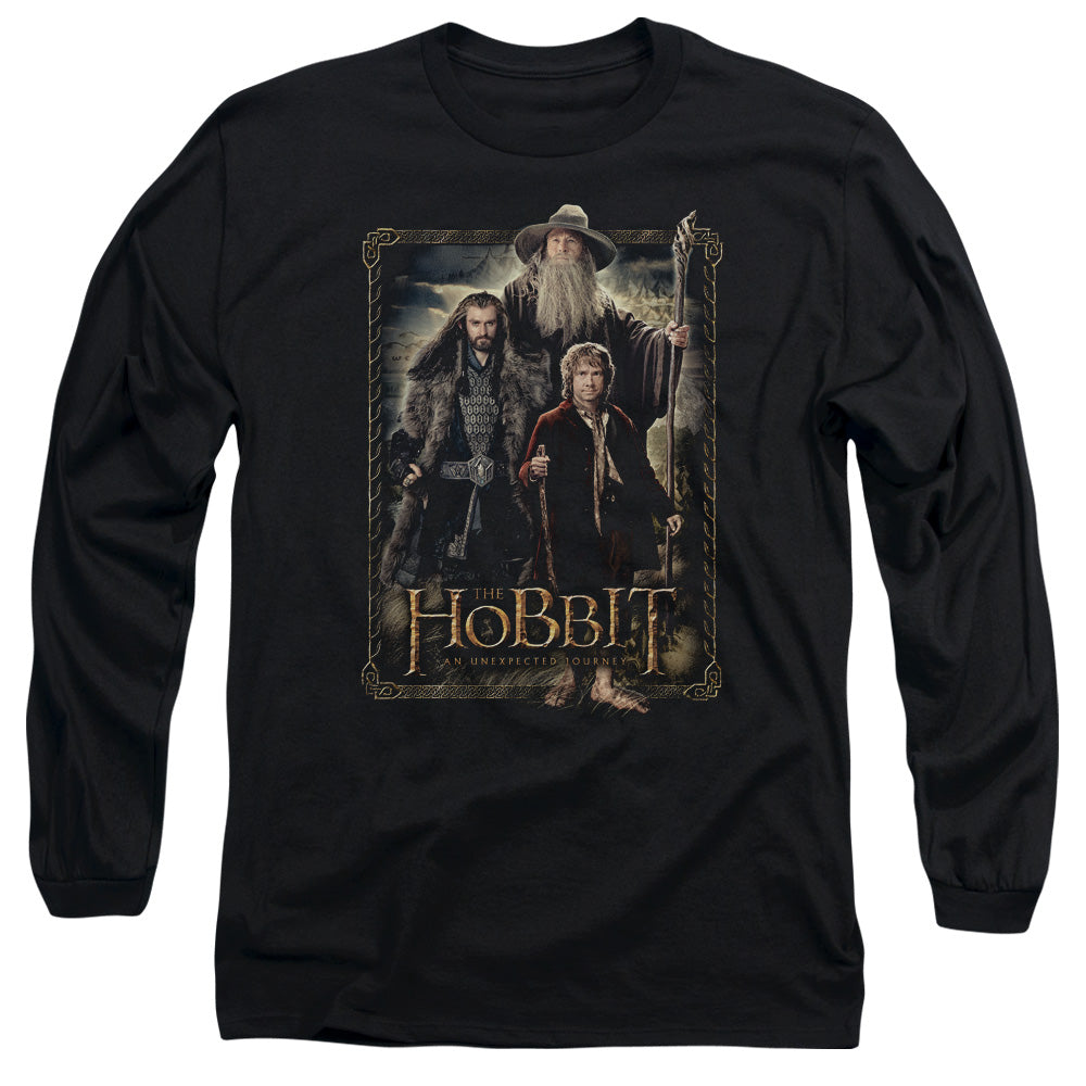 The Hobbit the Three Mens Long Sleeve Shirt Black