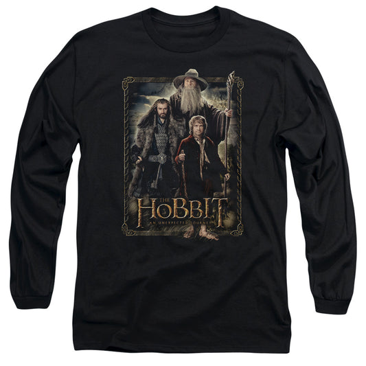 The Hobbit the Three Mens Long Sleeve Shirt Black