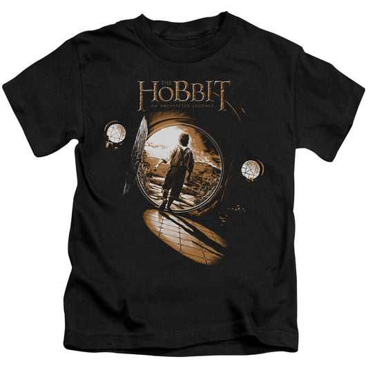 The Hobbit The Hobbit Hole Juvenile Kids Youth T Shirt Black