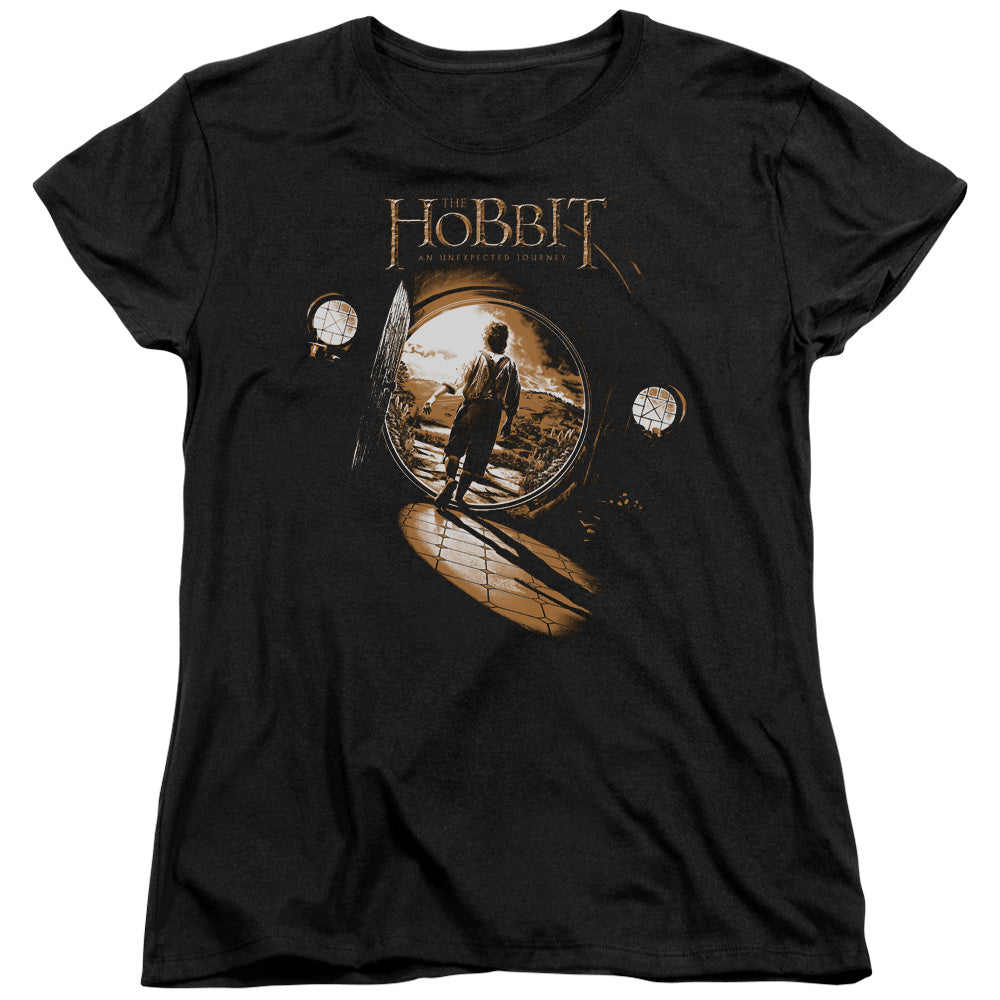 The Hobbit The Hobbit Hole Womens T Shirt Black