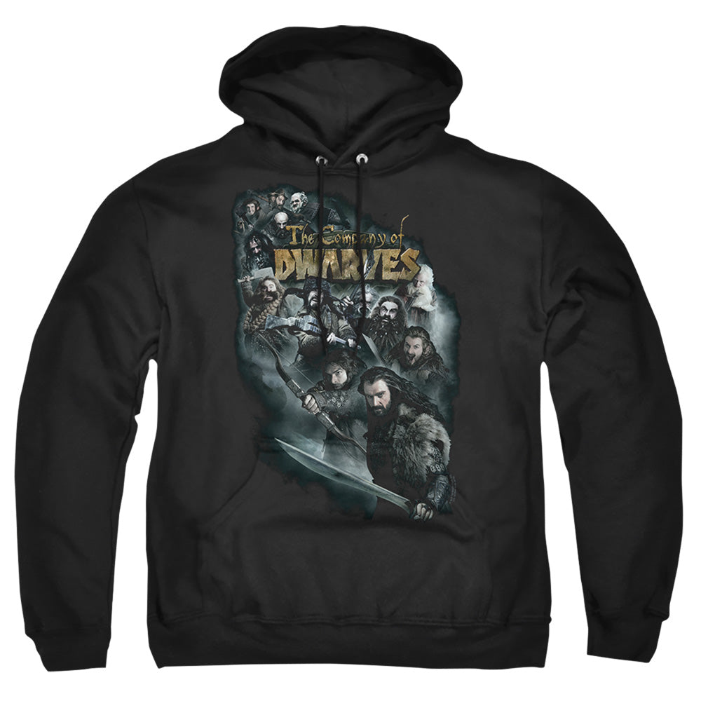 The Hobbit Company Of Dwarves Mens Hoodie Black