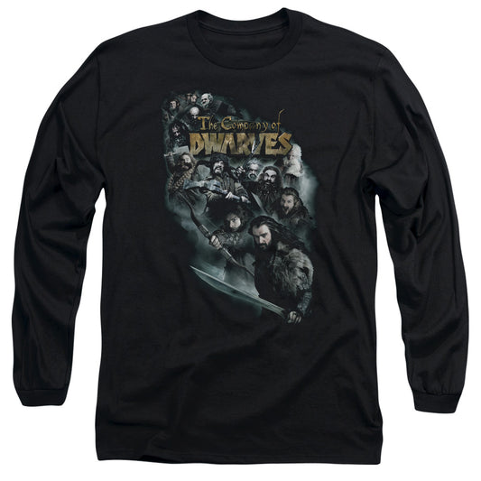 The Hobbit Company of Dwarves Mens Long Sleeve Shirt Black