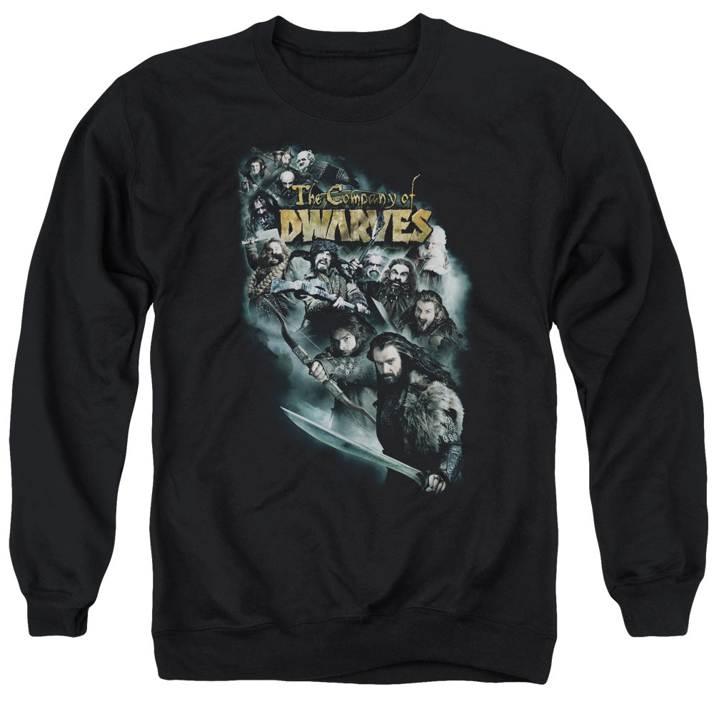 The Hobbit Company of Dwarves Mens Crewneck Sweatshirt Black