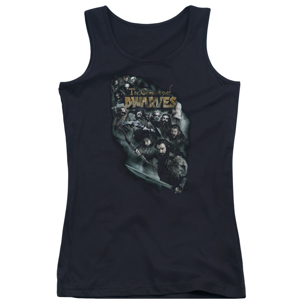 The Hobbit Company of Dwarves Womens Tank Top Shirt Black