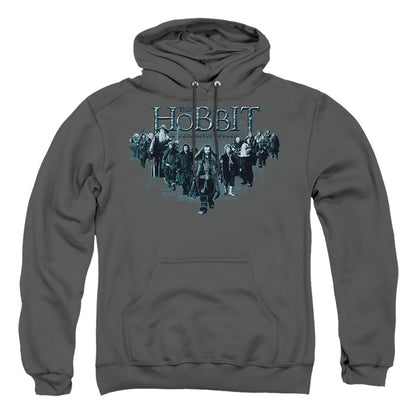 The Hobbit Thorin And Company Mens Hoodie Charcoal