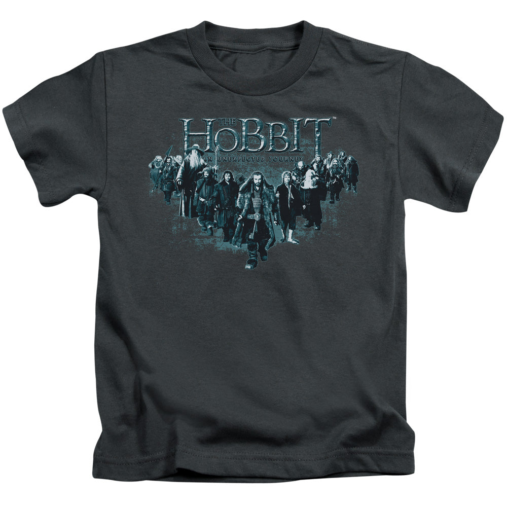 The Hobbit Thorin and Company Juvenile Kids Youth T Shirt Charcoal