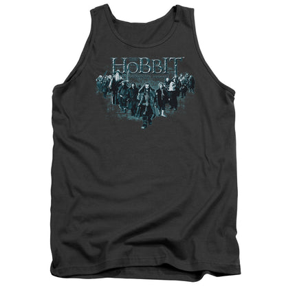 The Hobbit Thorin and Company Mens Tank Top Shirt Charcoal